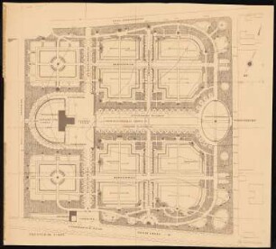 Fremdpläne: Stadtfriedhof Celle: Lageplan 1:500