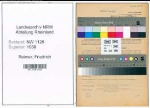 Entnazifizierung Friedrich Reimer , geb. 01.11.1907 (Angestellter)