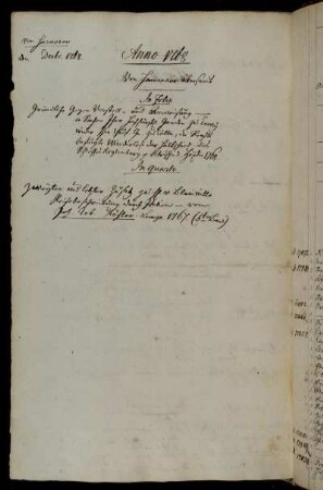 Von Hannover übersandt.