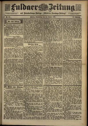 Ausgabe vom Donnerstag, den 25. Oktober 1900.