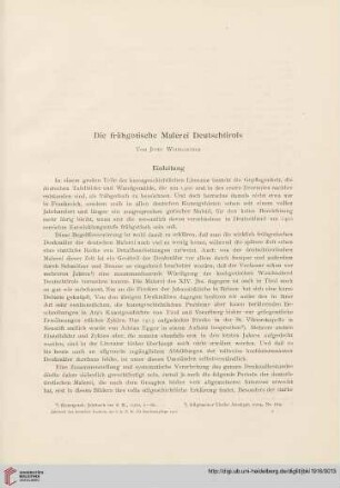 10: Die frühgotische Malerei Deutschtirols