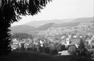 Gesamtansicht des Ortes Lenzkirch