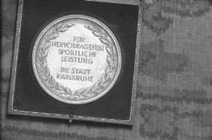 Ehrung Karlsruher Sportler und Sportlerinnen durch die Stadtverwaltung im Gästehaus "Solms".