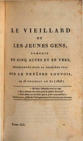 Théàtre et poèsies fugitives, 3