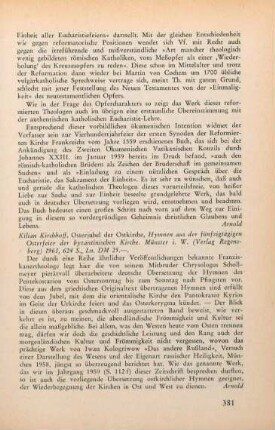 381 [Rezension] Osterjubel der Ostkirche