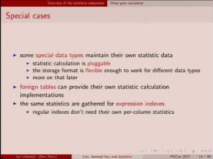 Lies, damned lies, and statistics: A journey into the PostgreSQL statistics subsystem