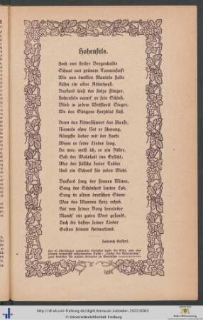 Hohenfels.