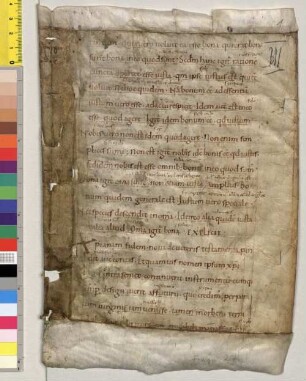 Quomodo substantiae in eo, quod sint, bonae sint. De fide catholica - Studienbibliothek Dillingen XV Fragm. 27