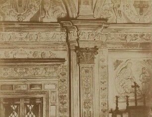 Der Eingang zur Bibliothek im Dom von Siena