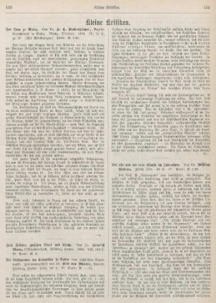 153-156 Kleine Kritiken