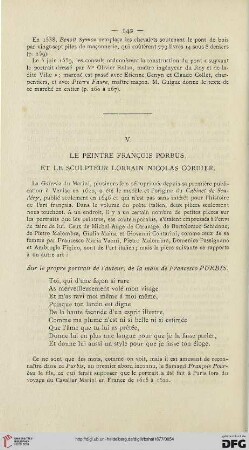 3: Le peintre François Probus, et le sculpteur lorrain Nicolas Cordier