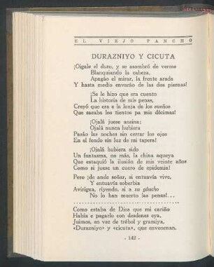 Durazniyo y cicuta