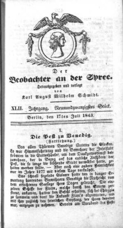 29. Stueck, 17. Juli 1843