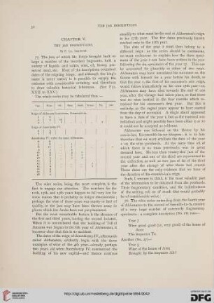 Chapter V: The jar inscriptions