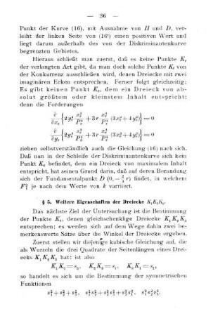§ 5. Weitere Eigenschaften der Dreiecke K1K2K3.