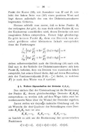 § 5. Weitere Eigenschaften der Dreiecke K1K2K3.