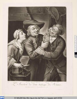 Der Mann beim Zahnbrecher