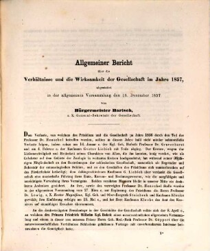 Jahresbericht der Schlesischen Gesellschaft für Vaterländische Cultur. 35, 35. 1857