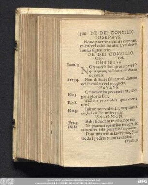 De Dei Consilio. Cap. 66.