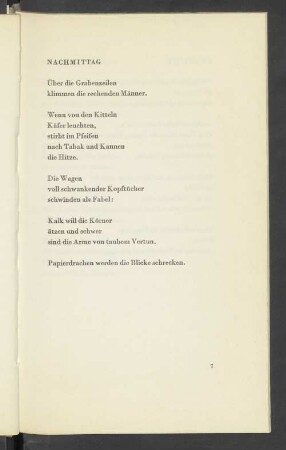 Nachmittag