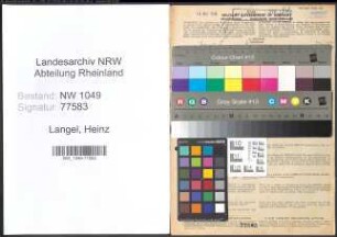 Entnazifizierung Heinz Langel , geb. 17.07.1921 (Lehrer)