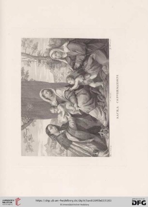 Santa conversazione di Jacopo Palma il Seniore