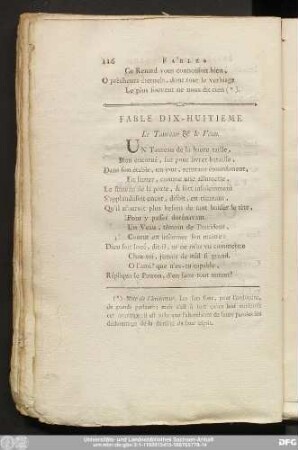 Fable Dix-Huitieme. Le Taureau & le Veau.