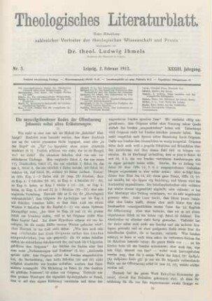 49-57 Ein neuaufgefundener Kodex der Offenbarung Johannis nebst alten Erläuterungen