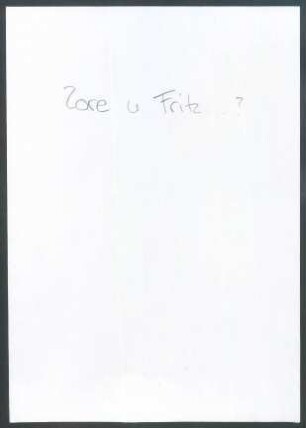 [Wichert], Lore und Fritz, [Brasilien], an Wichert