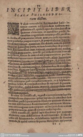 INCIPIT LIBER SCALA PHILOSOPHOrum dictus.