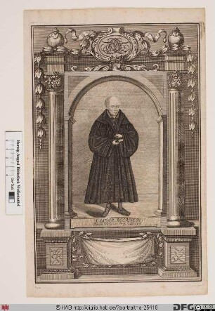 Bildnis Caspar Boerner (lat. Bornerus)