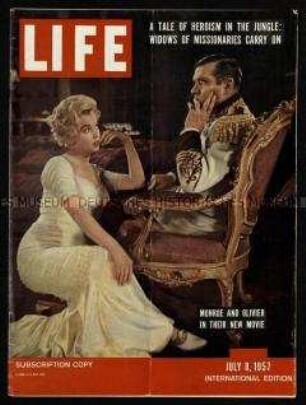 Amerikanische Zeitschrift "Life international". 22/23. Volume 1957