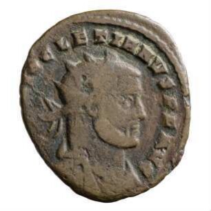 Münze, Follis (Follaro), 303 n. Chr.