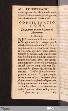 Consideratio Nona
