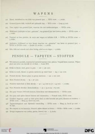 Wapens (Nr. 421-427)
