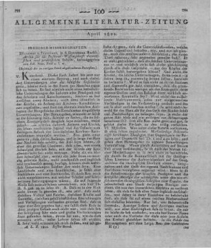 Archiv für die Pastoral-Wissenschaft. T. 1-3. Hrsg. v. J. S. Bail. Züllichau, Freystadt: Darnmann 1819-21 (Beschluß der im vorigen Stück abgebrochenen Recension)