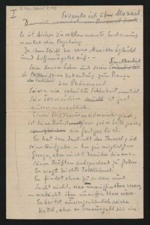 Mozart-Aphorismen ("So denke ich über Mozart")