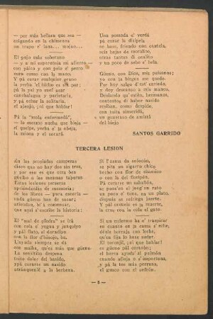 Tercera lesión