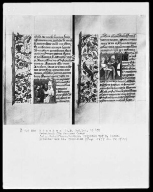Lateinisches Gebetbuch mit Kalendarium — Heiliger Dionys