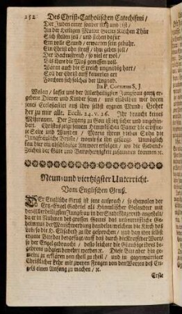252-258, 49. Vom Englischen Gruß