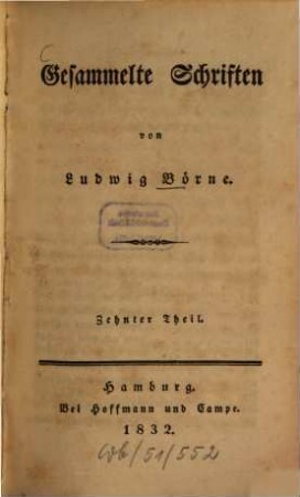 Gesammelte Schriften, 10. Briefe aus Paris: 1830 - 1831, Zweiter Theil