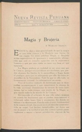 Magia y Brujería