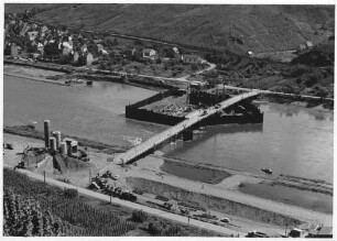 Staustufe St. Aldegund, Baustelle