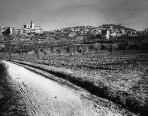 Assisi. Stadtansicht mit San Francesco (1228-1253)