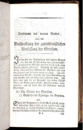 1) Geschichte der Theologie der Griechen