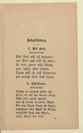 Schulleben