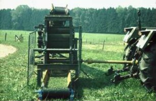 Mattenmaschiine im Feldtest