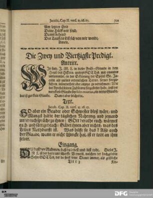 Die Zwey und Viertzigste Predigt.