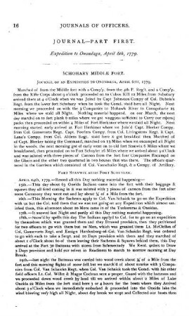 (1). Expedition to Onondaga, April, 1779.