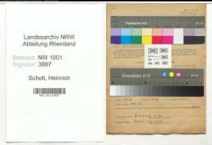 Entnazifizierung Heinrich Scholt, geb. 05.07.1901 (Landwirt)